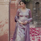 Dusty Purple Embroidered Palazzo Suit