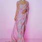 Light Pink Floral Embellished Saree