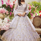 Dusty Purple Net Anarkali