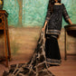 Black and Gold Thread Embroidered Gharara Suit