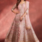 Rose Pink Embroidered Pant Style Anarkali