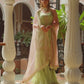 Light Green Embroidered Sharara Suit