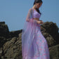 Lavender Floral Printed Palazzo Set