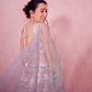 Karisma Kapoor in Ombre Pink and Blue Heavy Embellished Lehenga