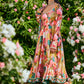 Multi Floral Printed Anarkali Palazzo Set