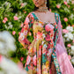 Multi Floral Printed Anarkali Palazzo Set