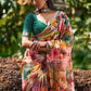 Multi Floral Printed Saree