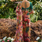 Multi Floral Printed Saree