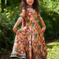 Kids Multi Floral Printed Anarkali