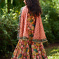 Kids Multi Floral Printed Anarkali