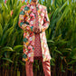 Multi Floral Printed Kurta Set
