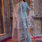 Dusty Blue Embroidered Gharara Suit