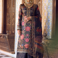Black Floral Embroidered Palazzo Suit