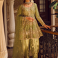 Light Green Peplum Style Punjabi Suit