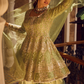 Light Green Peplum Style Punjabi Suit