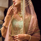 Light Green Embroidered Sharara Suit