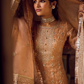 Dusty Peach Embroidered Straight Suit