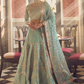 Dusty Mint Embroidered Lehenga