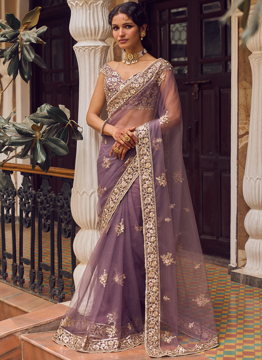 Latest party wear sarees online best sale