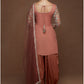 Dusty Rose Embroidered Punjabi Suit