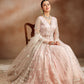 Blush Embroidered Anarkali Style Lehenga