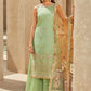 Dusty Green Embroidered Sharara Suit