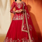 Maroon Kurti Style Georgette Lehenga